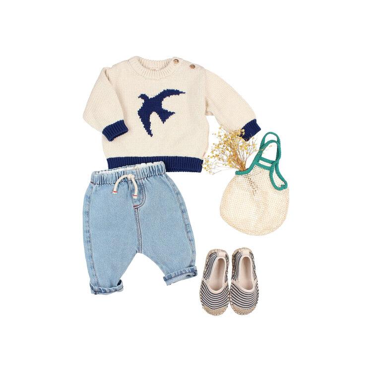 Buho Denim Pants - Denim Bleach