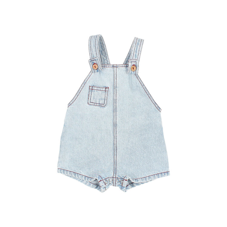 Buho Denim Dungaree - Denim Bleach