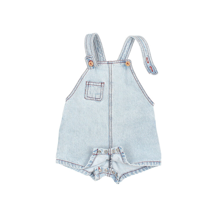 Buho Denim Dungaree - Denim Bleach