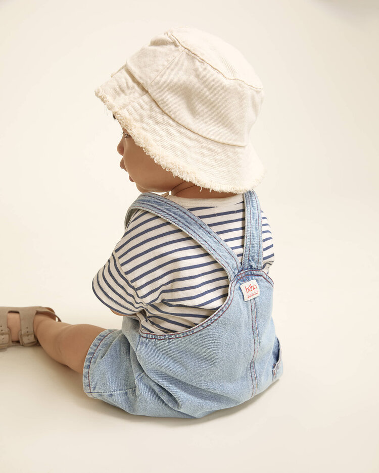 Buho Denim Dungaree - Denim Bleach