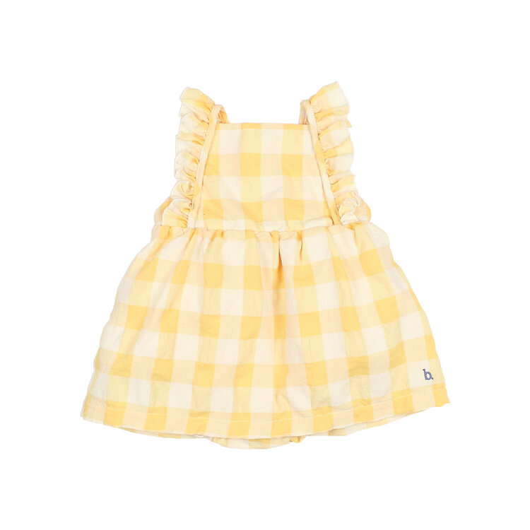 Buho Gingham Dress - Sun
