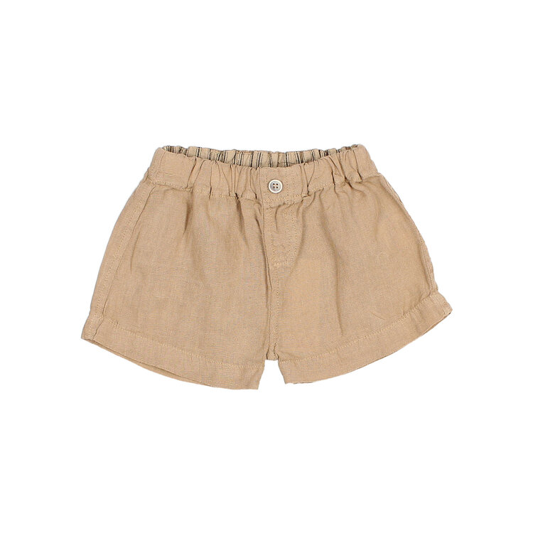 Buho Linen Shorts - Safari