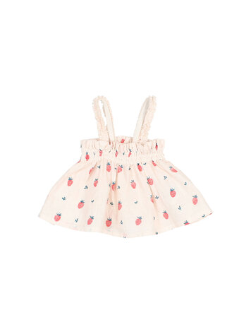 Buho Strawberry Top - Cream Pink
