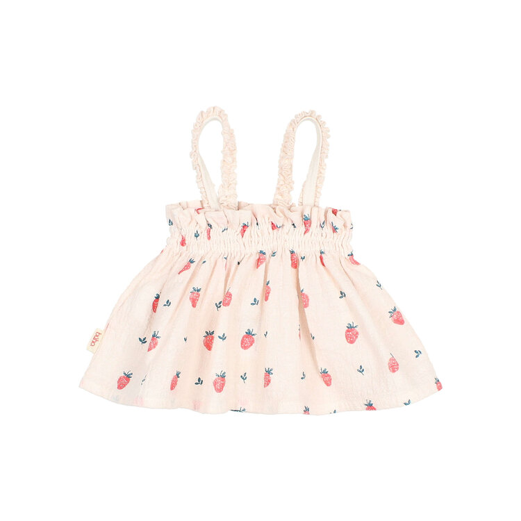 Buho Strawberry Top - Cream Pink