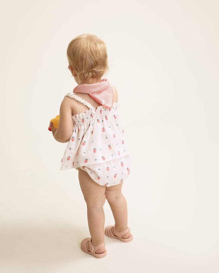 Buho Strawberry Top - Cream Pink