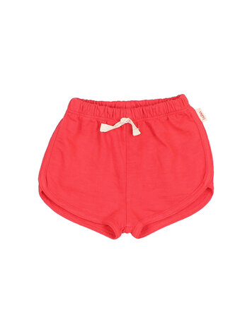 Buho Cotton Fleece Shorts - Coral