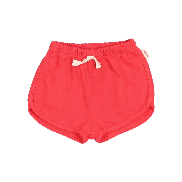 Buho Cotton Fleece Shorts - Coral