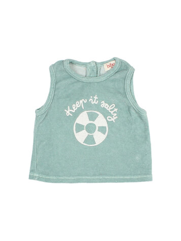 Buho Terry T-shirt - Green Moss