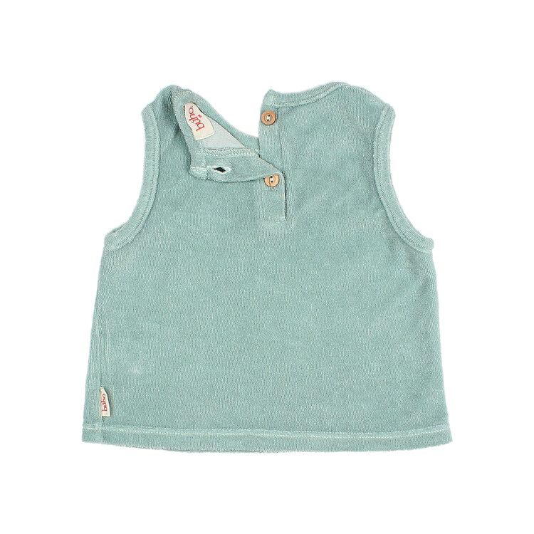 Buho Terry T-shirt - Green Moss