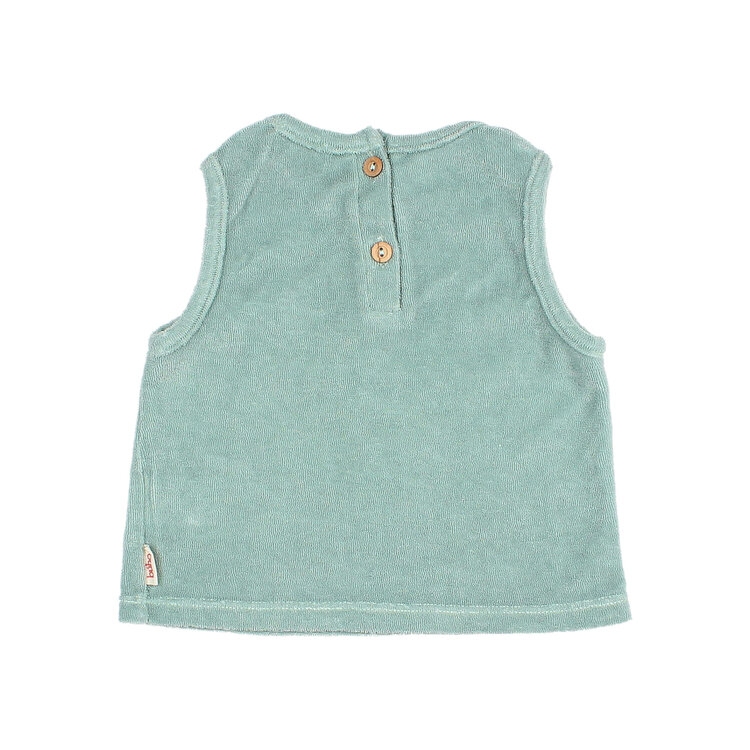 Buho Terry T-shirt - Green Moss