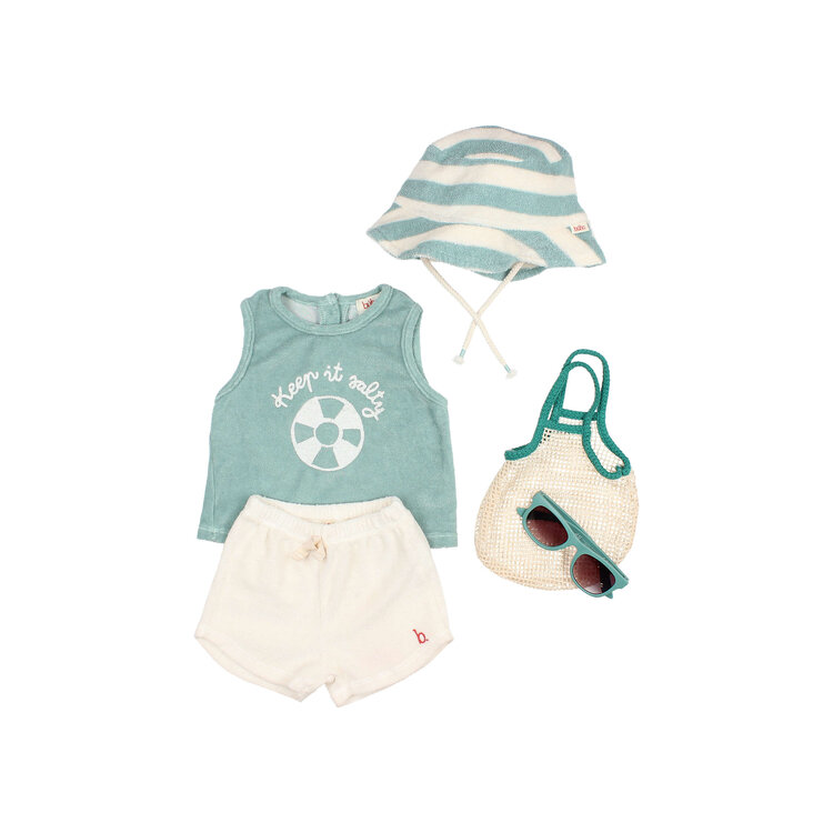 Buho Terry T-shirt - Green Moss