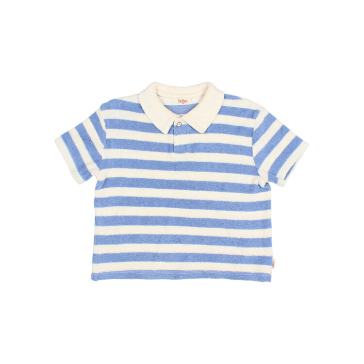 Buho Terry Stripes Polo - Bluette