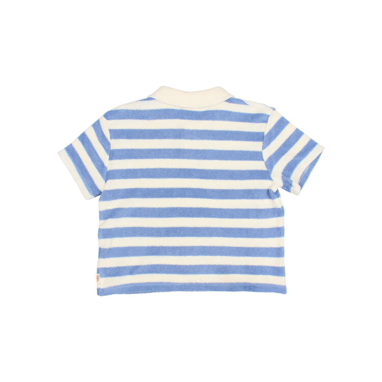 Buho Terry Stripes Polo - Bluette