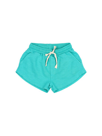Buho Cotton Fleece Shorts - Mint