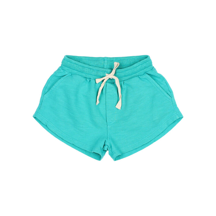 Buho Cotton Fleece Shorts - Mint