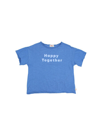 Buho Happy T-shirt - Ocean Blue