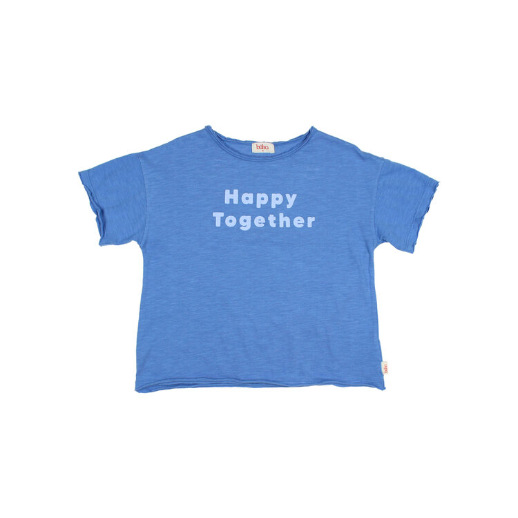 Buho Happy T-shirt - Ocean Blue