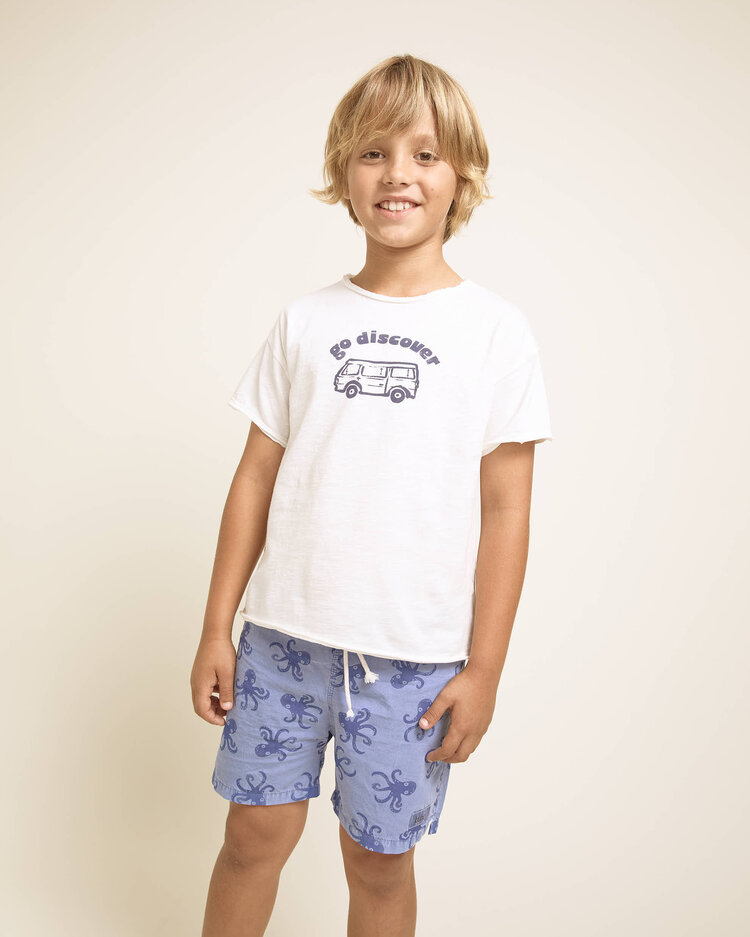 Buho Octopus Swimsuit - Surf Blue