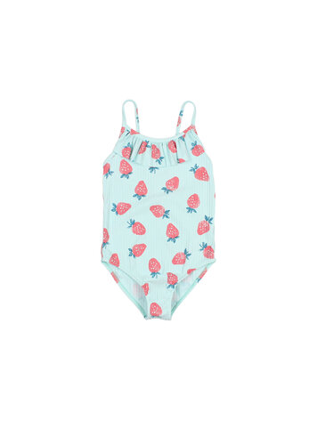 Buho Strawberry Maillot - Aqua