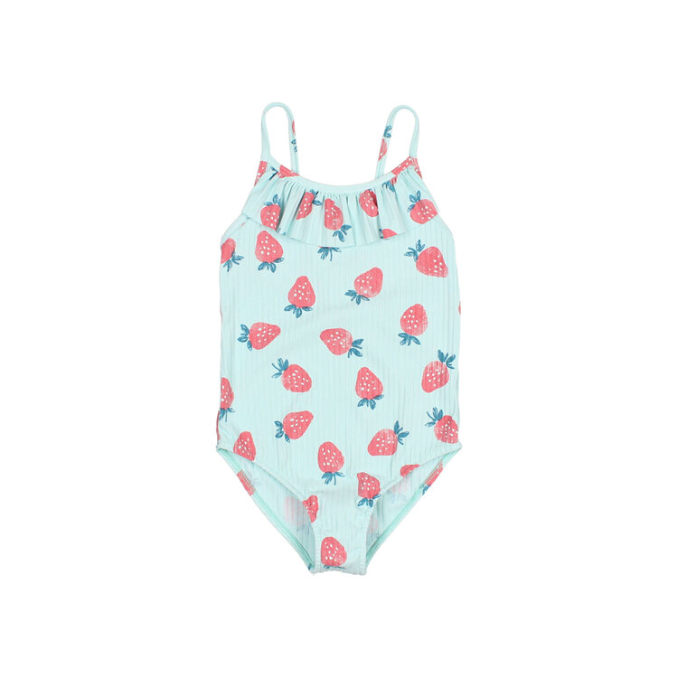 Buho Strawberry Maillot - Aqua