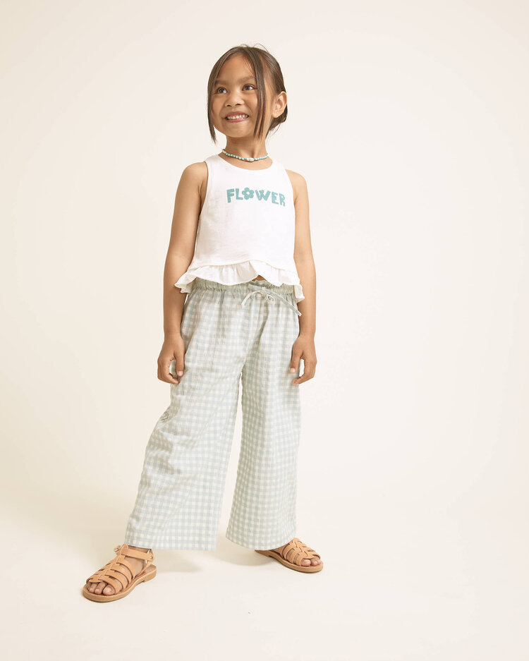 Buho Flower Top - White