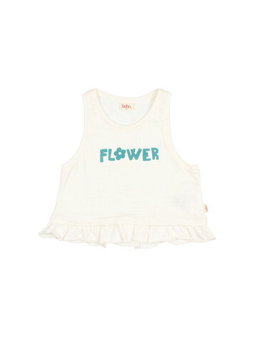 Buho Flower Top - White