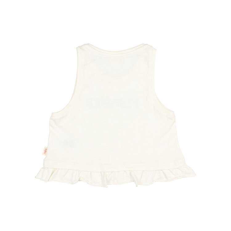 Buho Flower Top - White