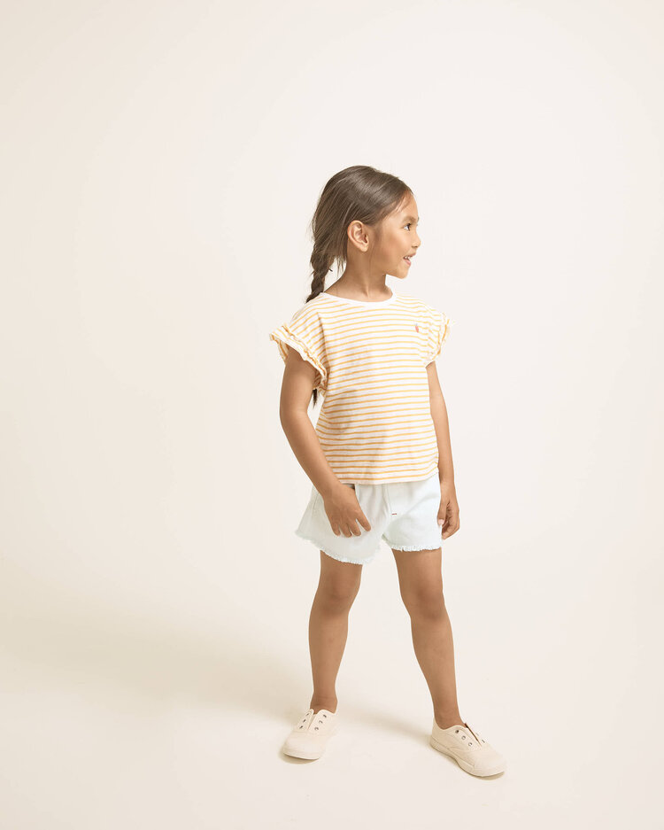 Buho Drill Shorts - Aqua