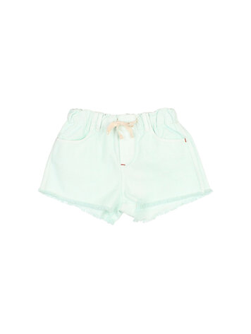Buho Drill Shorts - Aqua