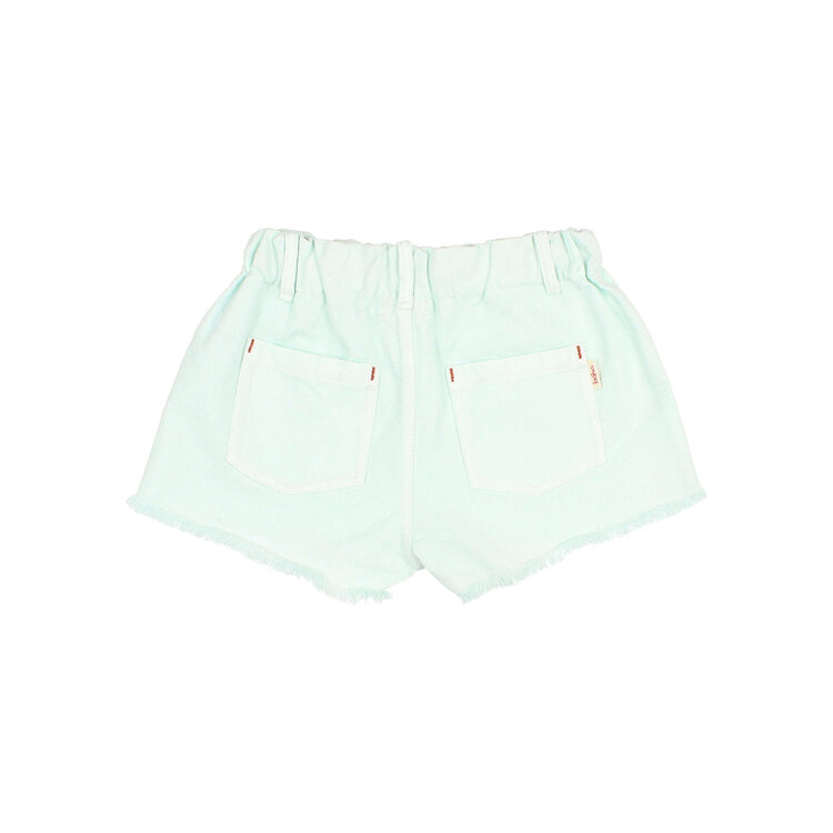 Buho Drill Shorts - Aqua