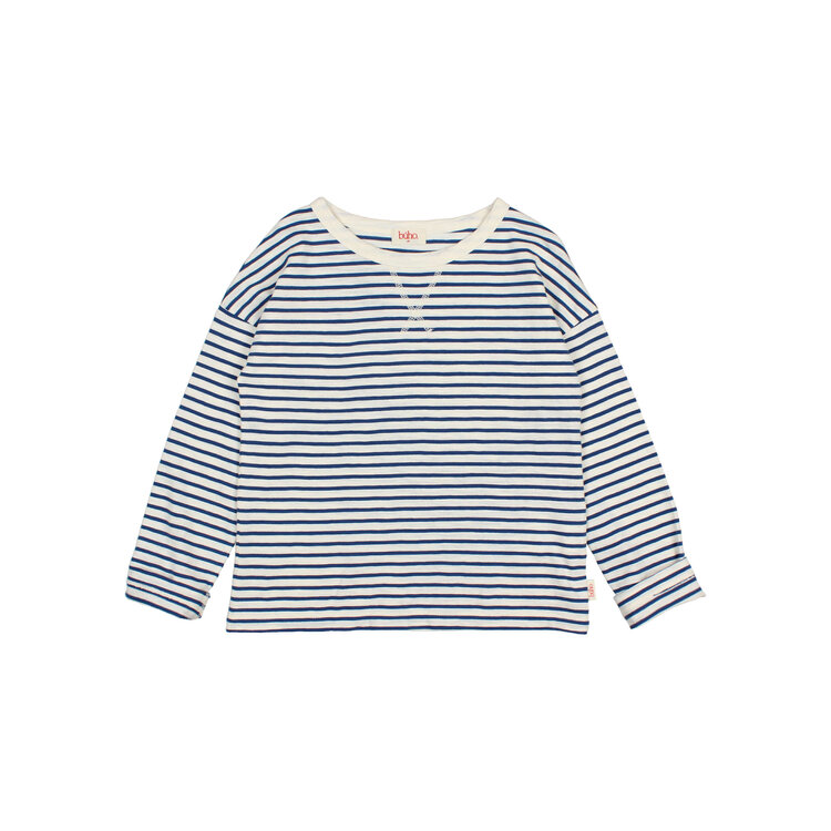 Buho Sailor Stripes T-shirt - Navy