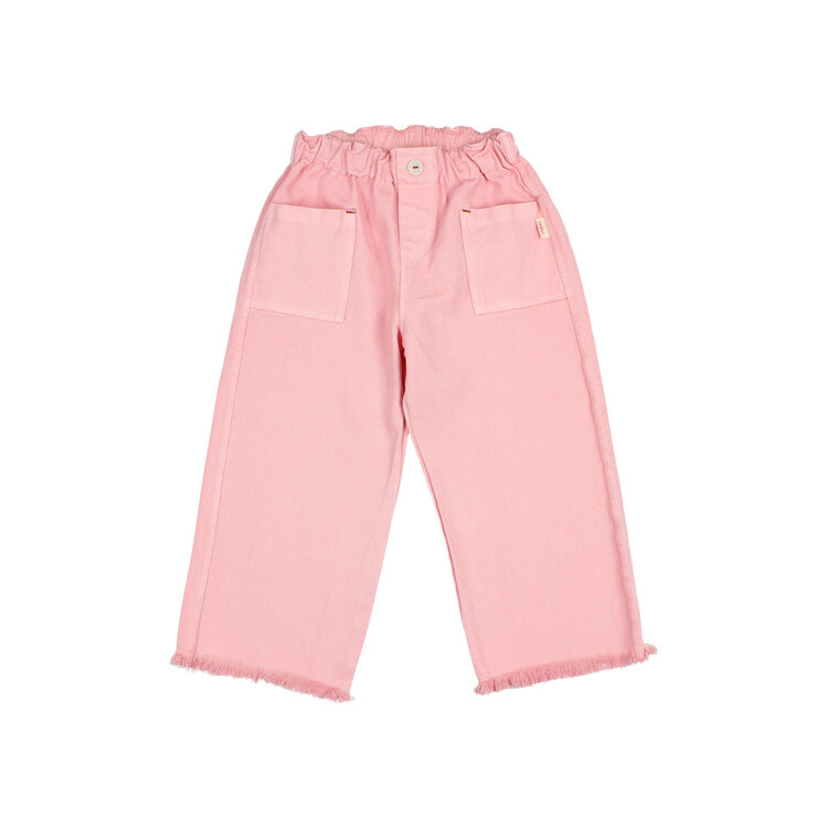 Buho Drill Girly Pants - Sugar Pink
