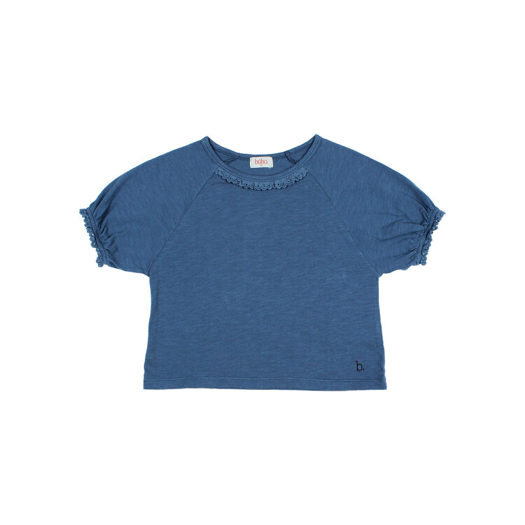 Buho Lace T-shirt - Navy