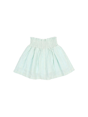 Buho Chic Lurex Skirt - Aqua