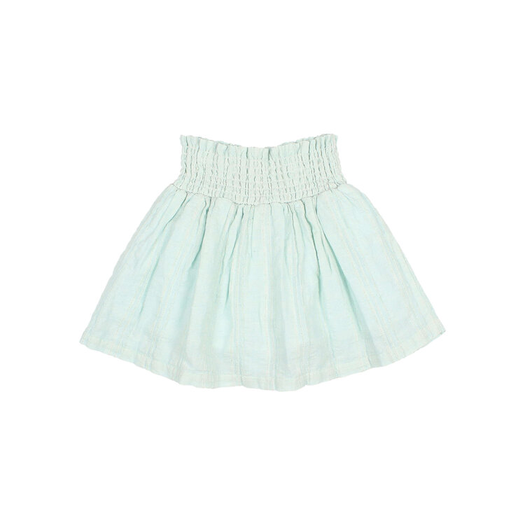 Buho Chic Lurex Skirt - Aqua