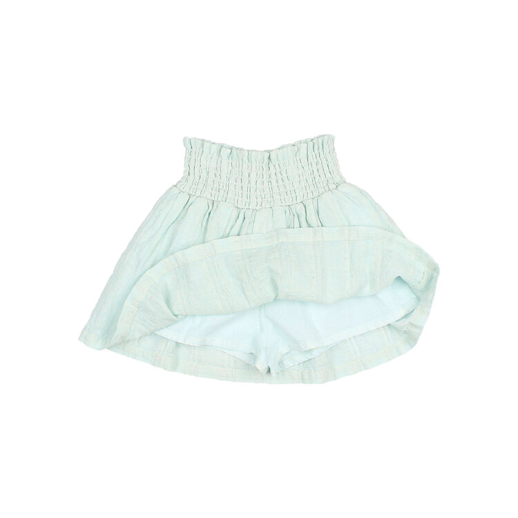 Buho Chic Lurex Skirt - Aqua
