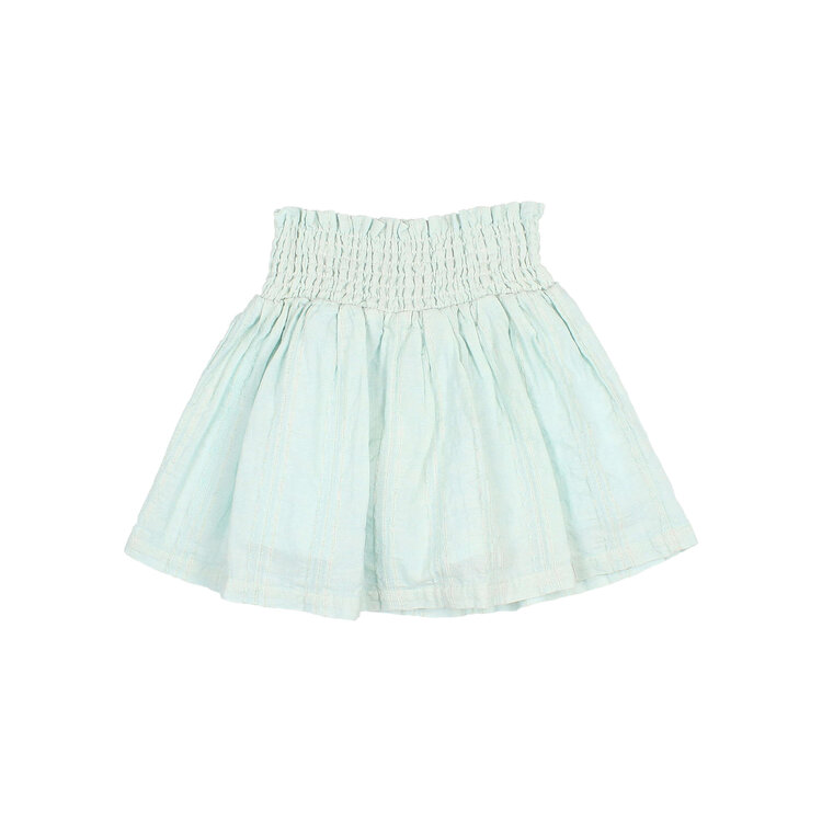 Buho Chic Lurex Skirt - Aqua