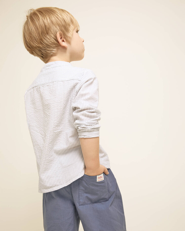 Buho Poplin Pants - Navy