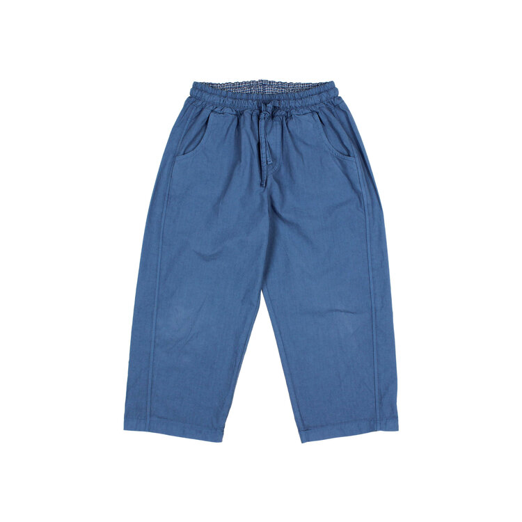 Buho Poplin Pants - Navy