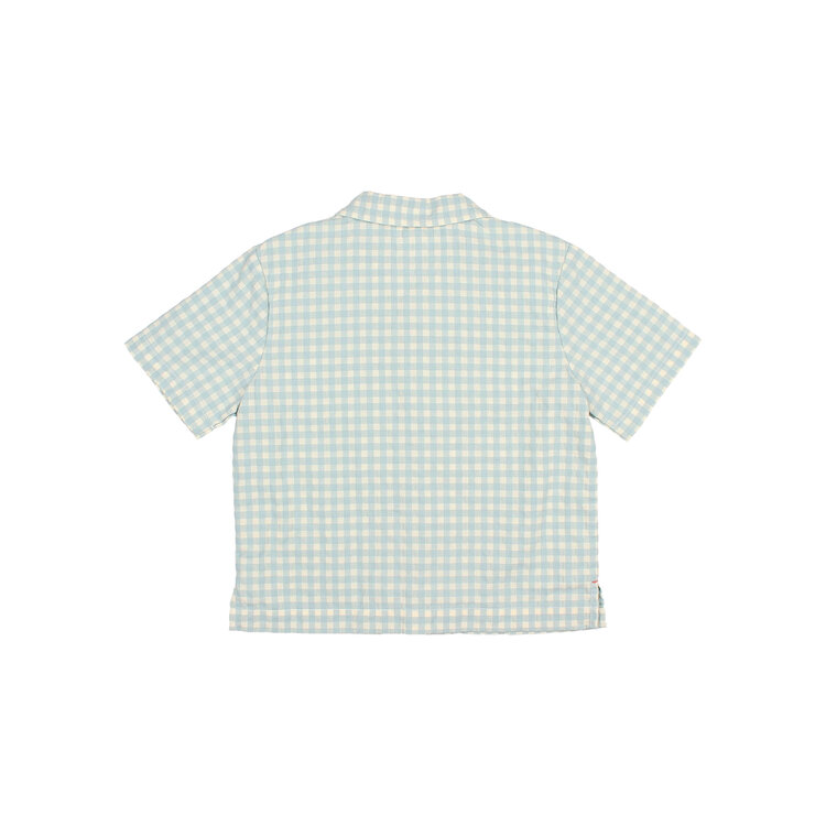 Buho Gingham Shirt - Aqua