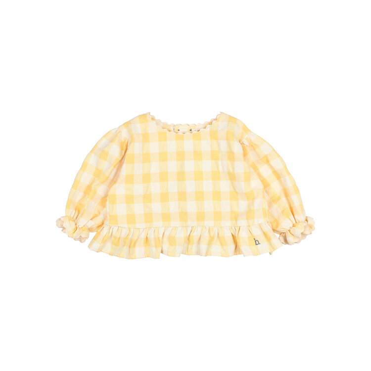 Buho Gingham Blouse - Sun