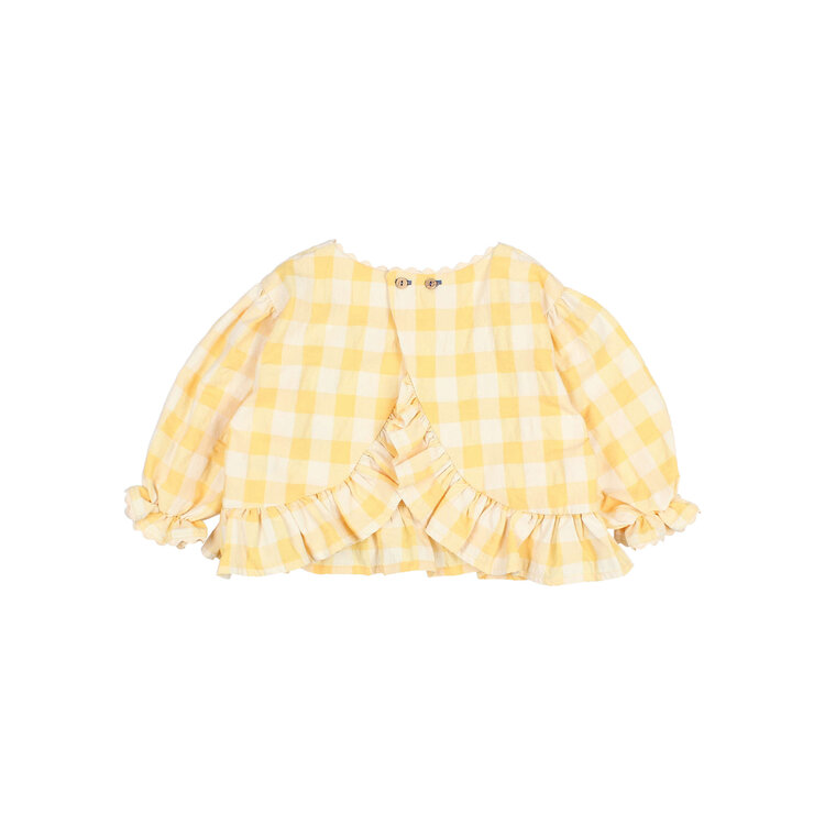 Buho Gingham Blouse - Sun