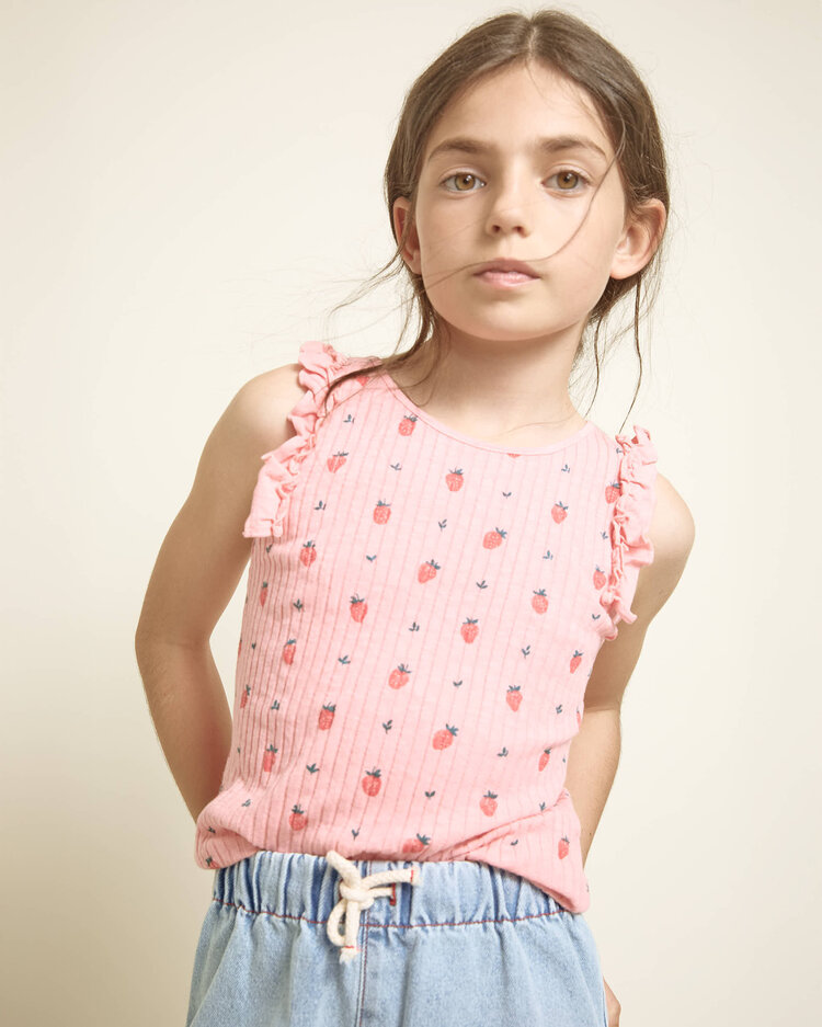 Buho Strawberry T-shirt - Sugar Pink