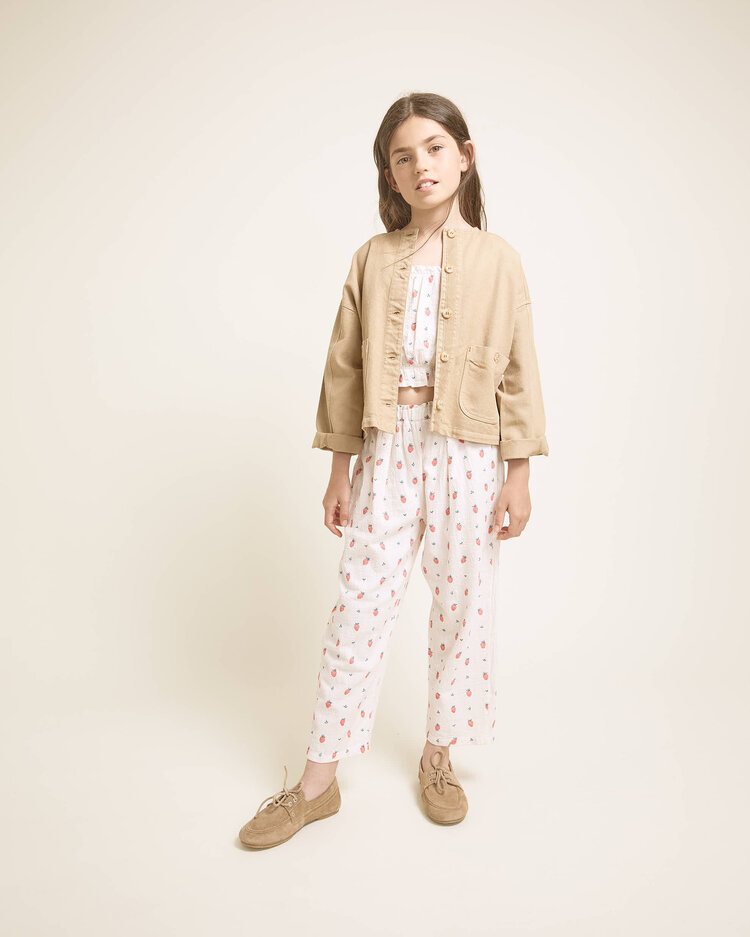 Buho Strawberry Top - Cream Pink