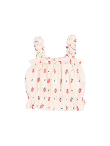 Buho Strawberry Top - Cream Pink