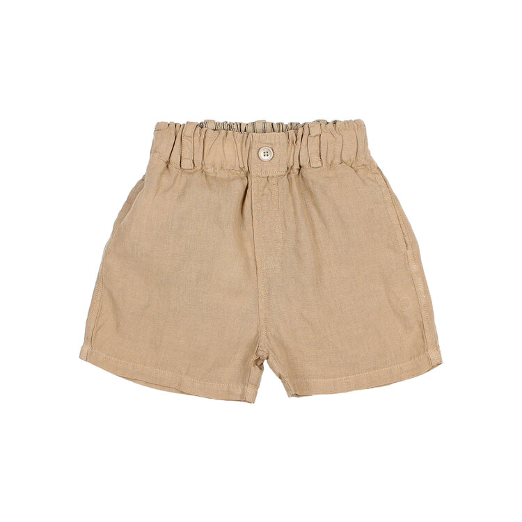 Buho Linen Bermuda - Safari