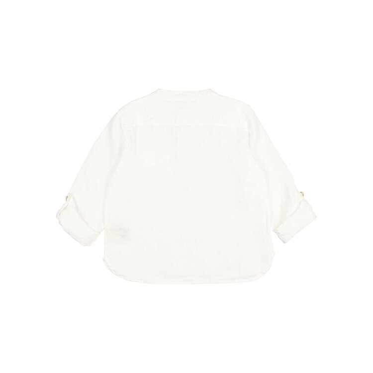 Buho Linen Kurta - White