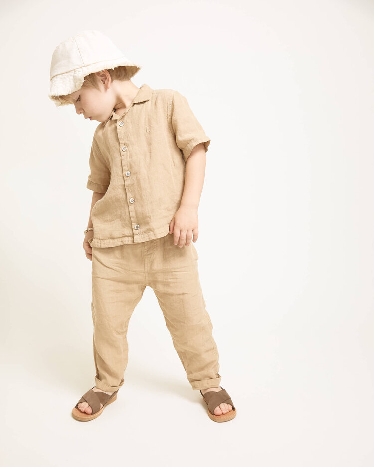 Buho Linen Shirt - Safari