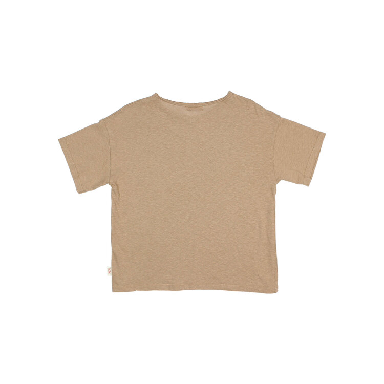 Buho Pocket Linen T-shirt - Safari