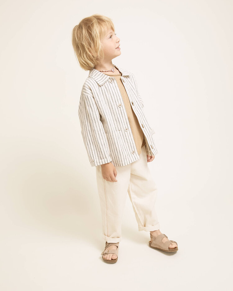 Buho Linen Stripes Jacket - Only